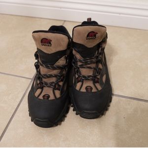 Sorel S3 Hiking Boots Brown Black Size 8
